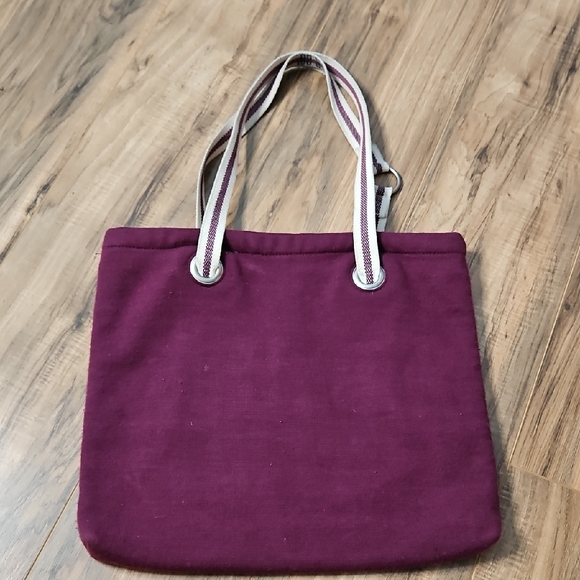 Vintage Victoria's Secret Pink Tote Bag - Purple Burgandy And Cream - Picture 7 of 15